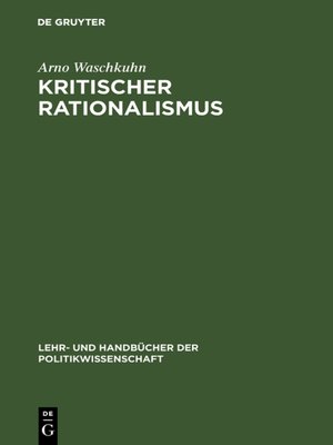 cover image of Kritischer Rationalismus